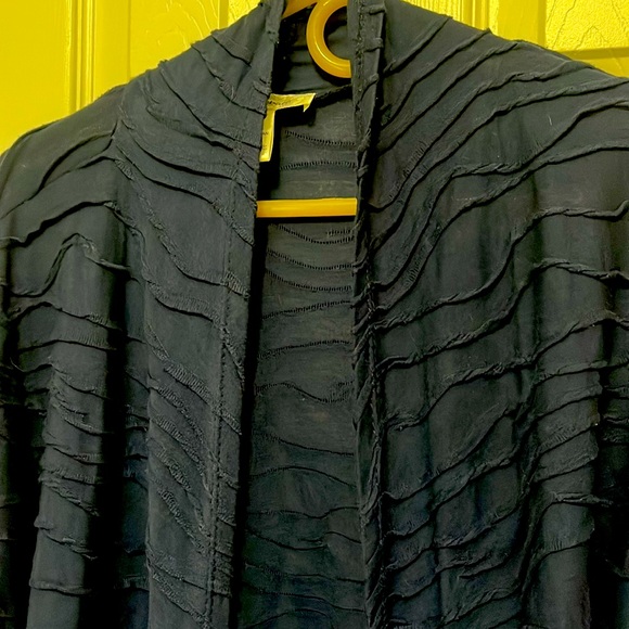 Dress Barn navy open front cardigan - Picture 2 of 5